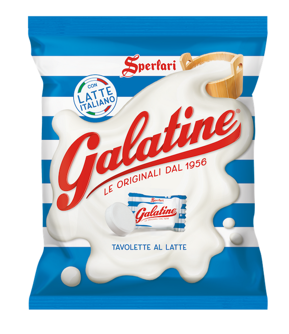 Galatine Caramelle Sweets with milk taste 125g