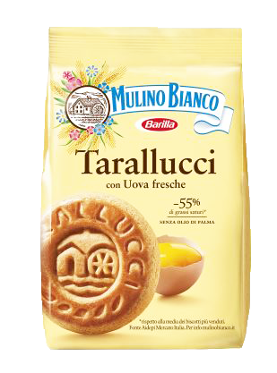 Tarallucci with fresh eggs Mullino Bianco, 800g