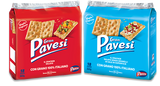 Gran Pavesi Crackers with grains of Salt 560g - RED & BLUE